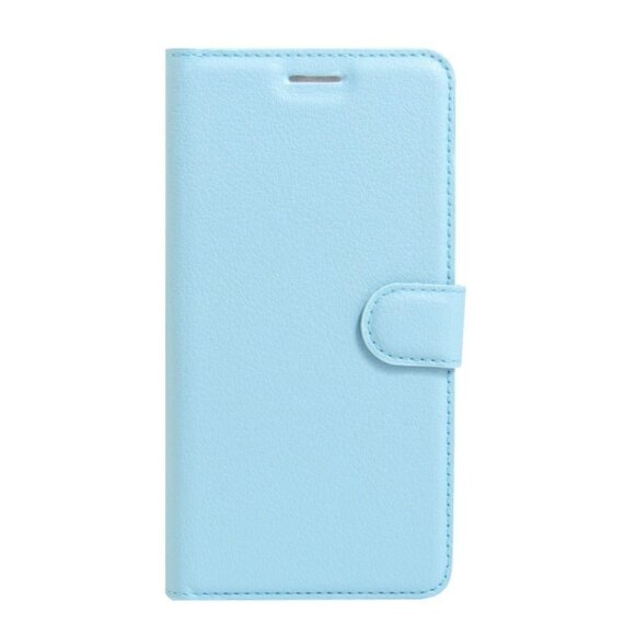 Чехол с визитницей для ZTE Blade V8 (голубой) Чехол с визитницей для ZTE Blade V8 (голубой)