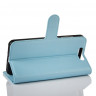 Чехол с визитницей для ZTE Blade V8 (голубой)