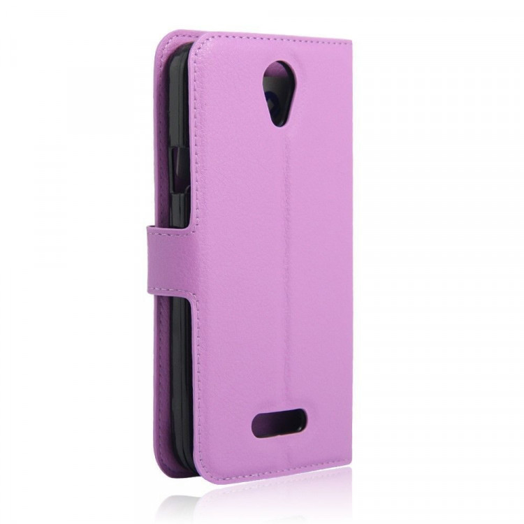 Чехол с визитницей для DOOGEE X6 / X6 Pro (фиолетовый)