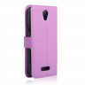 Чехол с визитницей для DOOGEE X6 / X6 Pro (фиолетовый)