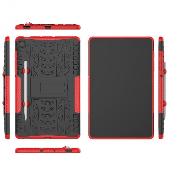 Чехол Hybrid Armor для Samsung Galaxy Tab S6 Lite (черный + красный) Чехол Hybrid Armor для Samsung Galaxy Tab S6 Lite (черный + красный)