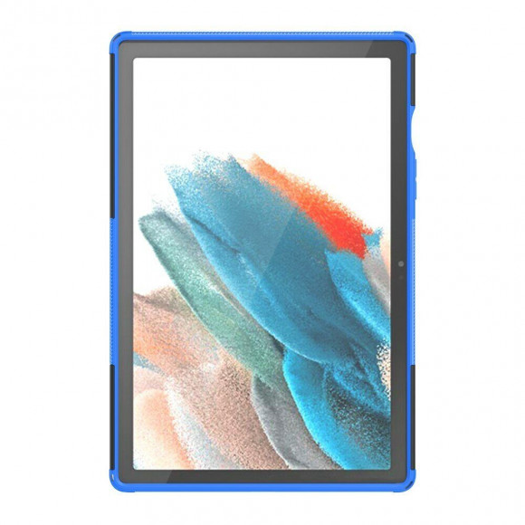 Чехол Hybrid Armor для Samsung Galaxy Tab A8 10.5 (2021) SM-X200 / Galaxy Tab А8 10.5 LTE (2021) SM-X205 (черный + голубой) Чехол Hybrid Armor для Samsung Galaxy Tab A8 10.5 (2021) SM-X200 / Galaxy Tab А8 10.5 LTE (2021) SM-X205 (черный + голубой)