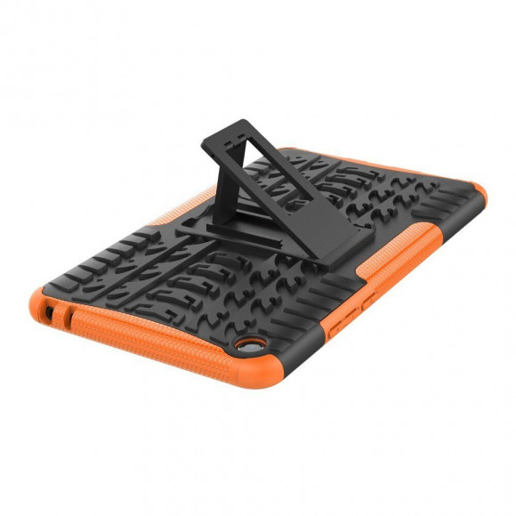Чехол Hybrid Armor для Xiaomi Mi Pad 4 - 8 дюймов (черный + оранжевый)
