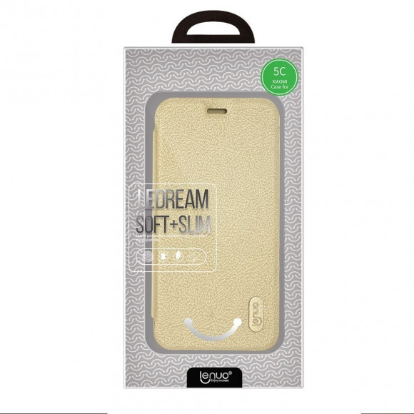 Чехол LENUO для Xiaomi Mi5C (золотой) Чехол LENUO для Xiaomi Mi5C (золотой)