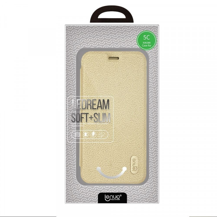 Чехол LENUO для Xiaomi Mi5C (золотой)