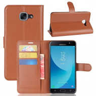 Чехол с визитницей для Samsung Galaxy J7 Max (коричневый) Чехол с визитницей для Samsung Galaxy J7 Max (коричневый)