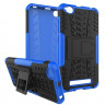 Чехол Hybrid Armor для Xiaomi Redmi 4A (черный + голубой)