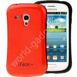 Противоударный чехол iFace для Samsung Galaxy SIII mini / i8190 (красный)