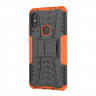 Чехол Hybrid Armor для Xiaomi Redmi Note 6 Pro (черный + оранжевый)
