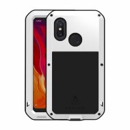 Гибридный чехол LOVE MEI для Xiaomi Mi 8 (белый) Гибридный чехол LOVE MEI для Xiaomi Mi 8 (белый)