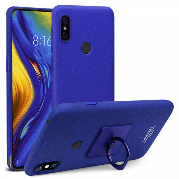Чехол iMak Finger для Xiaomi Mi Mix 3 (голубой)
