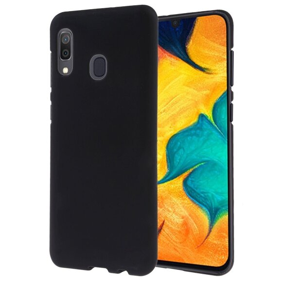 Силиконовый чехол Mobile Shell для Samsung Galaxy A30 / Galaxy A20 (черный) Силиконовый чехол Mobile Shell для Samsung Galaxy A30 / Galaxy A20 (черный)
