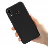 Силиконовый чехол Mobile Shell для Samsung Galaxy A30 / Galaxy A20 (черный)