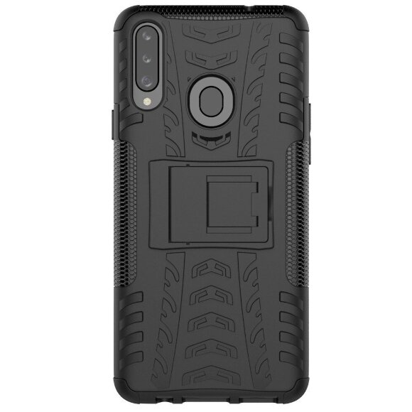 Чехол Hybrid Armor для Samsung Galaxy A20s (черный)