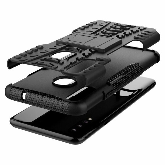 Чехол Hybrid Armor для Samsung Galaxy A20s (черный)