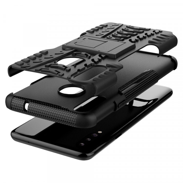 Чехол Hybrid Armor для Samsung Galaxy A20s (черный)