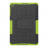 Чехол Hybrid Armor для Huawei MatePad T10 / T10s / C5e / C3 / Honor Pad X8 / X8 Lite / X6 (черный + зеленый)