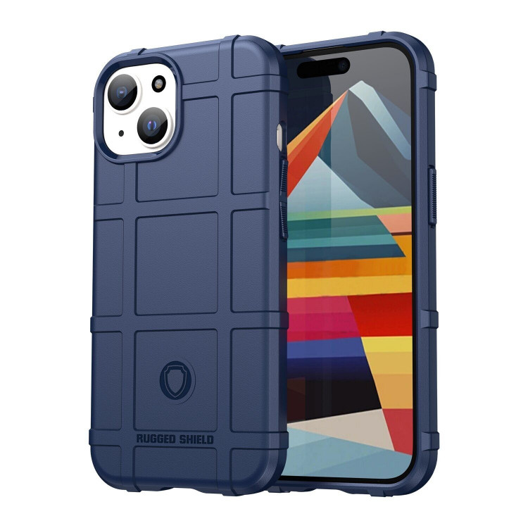 Чехол-накладка Shock-proof для iPhone 15 (синий)
