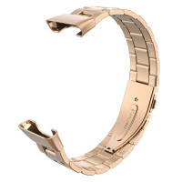 Стальной браслет для Xiaomi Smart Band 7 Pro (розовое золото)