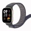 Нейлоновый ремешок для Xiaomi Redmi Watch 3, Mi Watch Lite 3 (серый, синий)