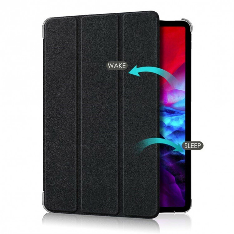 Планшетный чехол для iPad Pro 12.9 дюйма (2022, 2021, 2020, 2018) (черный)