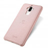 Кожаная накладка LENUO для Huawei Mate 9 (розовый)