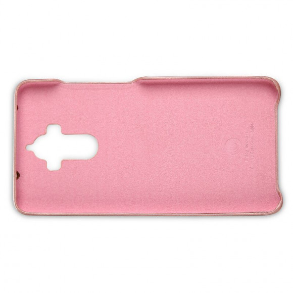 Кожаная накладка LENUO для Huawei Mate 9 (розовый)