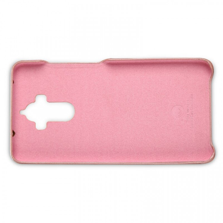 Кожаная накладка LENUO для Huawei Mate 9 (розовый)