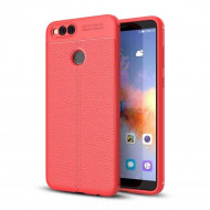 Чехол-накладка Litchi Grain для Huawei Honor 7X (красный) Чехол-накладка Litchi Grain для Huawei Honor 7X (красный)