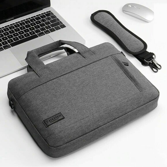 Сумка TAIKESEN для ноутбука и Macbook 15,6 дюймов (темно-серый)
