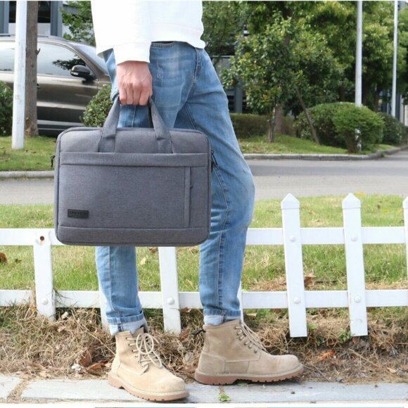 Сумка TAIKESEN для ноутбука и Macbook 15,6 дюймов (темно-серый) Сумка TAIKESEN для ноутбука и Macbook 15,6 дюймов (темно-серый)