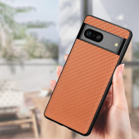Чехол Carbon Texture для Google Pixel 7 (черный)