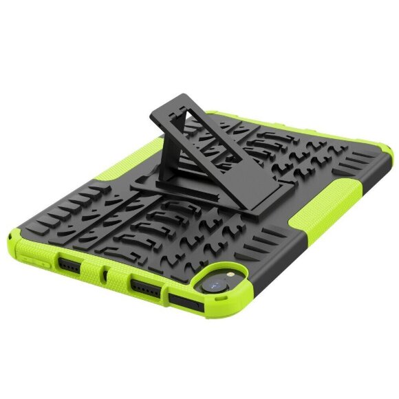 Чехол Hybrid Armor для Apple iPad mini 6 (черный + зеленый)