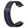 Миланский браслет для для Huawei Watch Fit 2 (черный+синий)