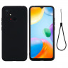 Силиконовый чехол Mobile Shell для Xiaomi Redmi 10C (черный)
