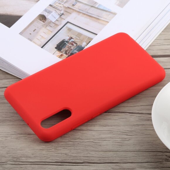 Силиконовый чехол Mobile Shell для Huawei P20 (красный) Силиконовый чехол Mobile Shell для Huawei P20 (красный)