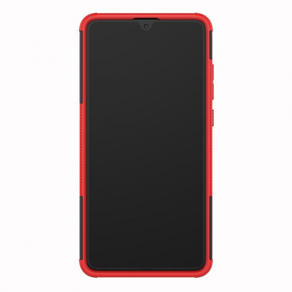 Чехол Hybrid Armor для Huawei Mate 20 (черный + красный)