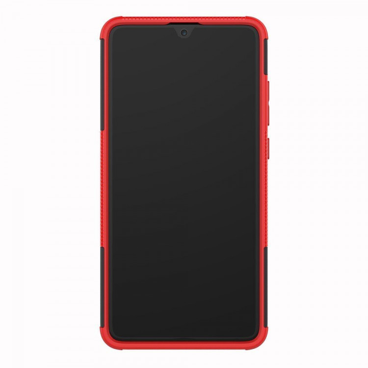Чехол Hybrid Armor для Huawei Mate 20 (черный + красный)