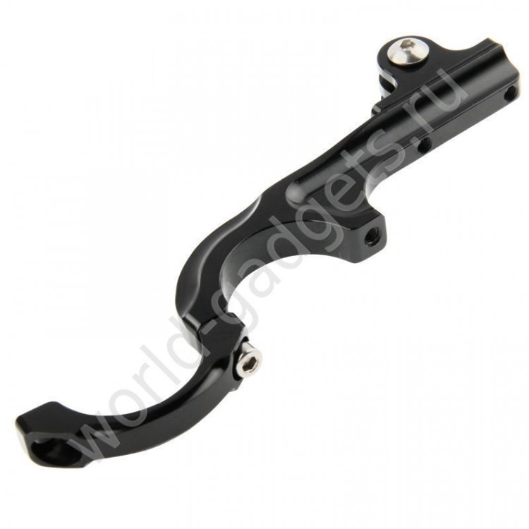 Удлиненное алюминиевое крепление на велосипед для GoPro HD Hero / Hero 2 / Hero 3 (черный)