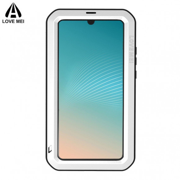 Гибридный чехол LOVE MEI для Huawei P30 Pro (белый)