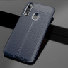 Чехол-накладка Litchi Grain для Huawei P Smart Z / Honor 9X (STK-LX1) (темно-синий)