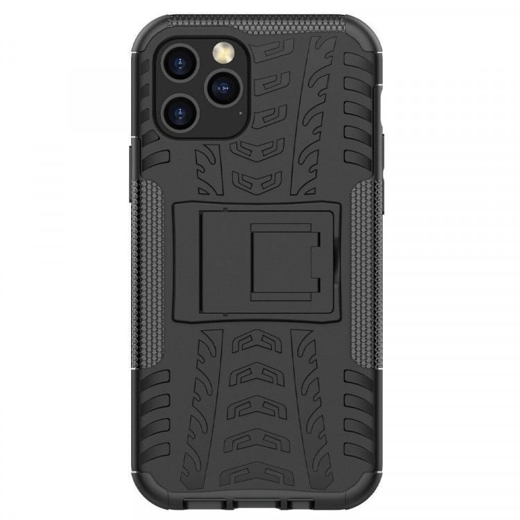 Чехол Hybrid Armor для iPhone 12 Pro Max (черный)