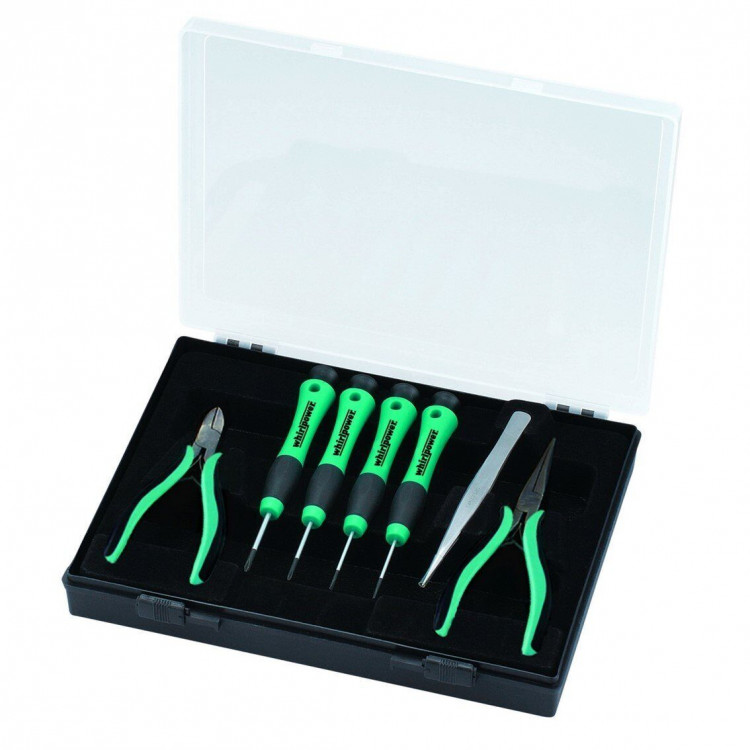 Набор отверток и губцевых для точной механики WhirlPower (7 предметов)