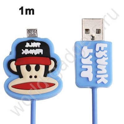 Кабель micro-usb Paul Frank 1м.