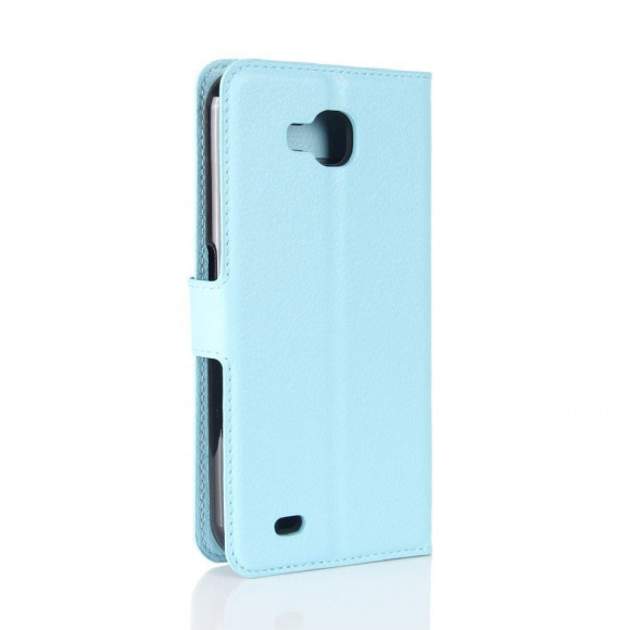 Чехол с визитницей для LG X venture M710DS (голубой)