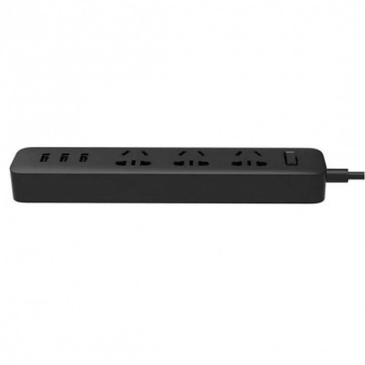 Удлинитель Xiaomi Mi Power Strip 3 - 1,8 метра (черный)