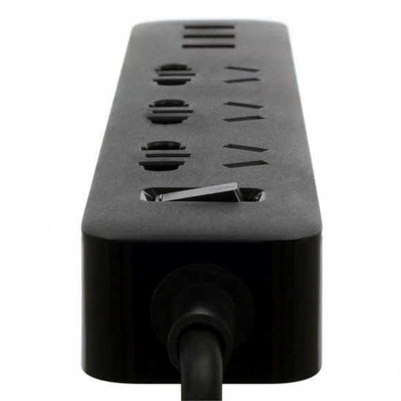 Удлинитель Xiaomi Mi Power Strip 3 - 1,8 метра (черный)