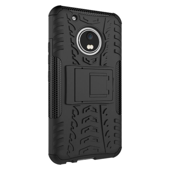 Чехол Hybrid Armor для Motorola Moto G5 Plus (черный)