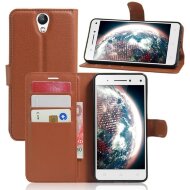 Чехол с визитницей для Lenovo Vibe S1 Lite (коричневый) Чехол с визитницей для Lenovo Vibe S1 Lite (коричневый)
