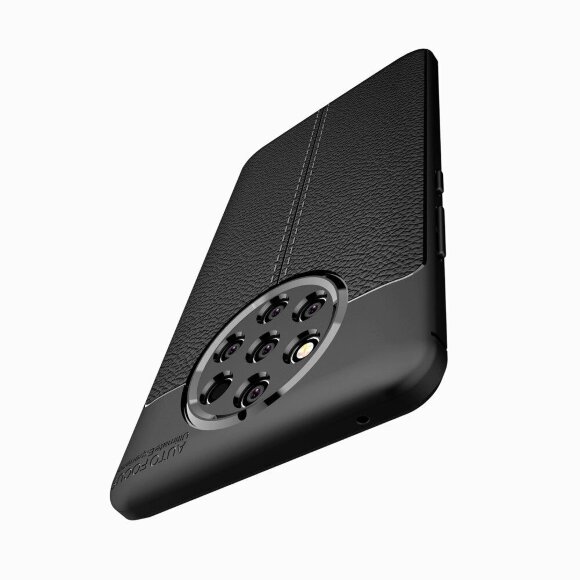 Чехол-накладка Litchi Grain для Nokia 9 PureView (черный) Чехол-накладка Litchi Grain для Nokia 9 PureView (черный)